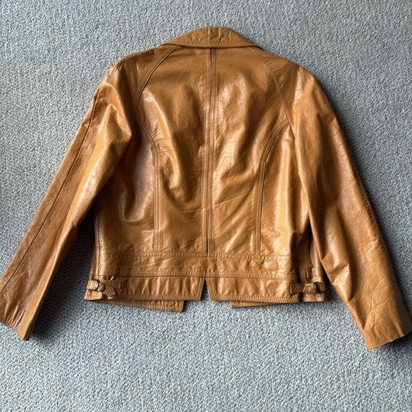 70s leather jacket, unisex - Picture 3 of 7